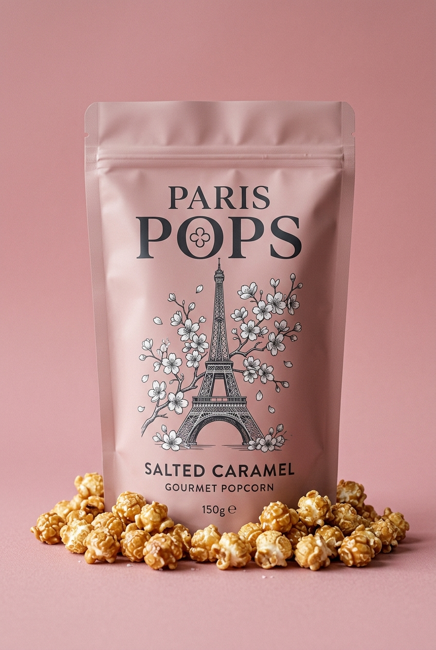 POPS gourmet popcorn pouch