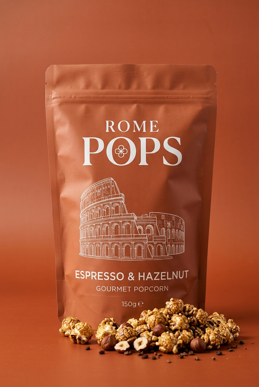 POPS gourmet popcorn pouch